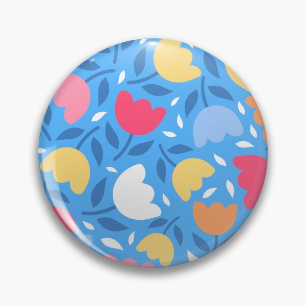 Item preview, Bold retro scandi tulip florals mid century designed and sold by Nicola-Rowe.