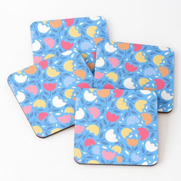 Item preview, Bold retro scandi tulip florals mid century designed and sold by Nicola-Rowe.