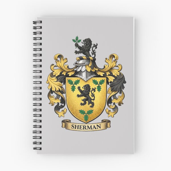 Item preview, The Sherman Family Coat of Arms designed and sold by BagTown Clans.