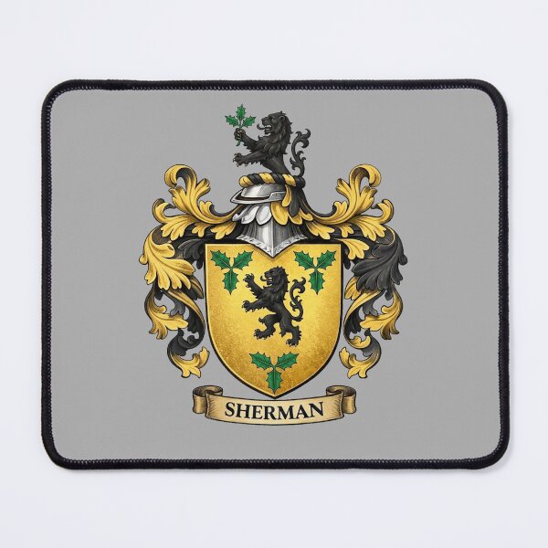 Item preview, The Sherman Family Coat of Arms designed and sold by BagTown Clans.