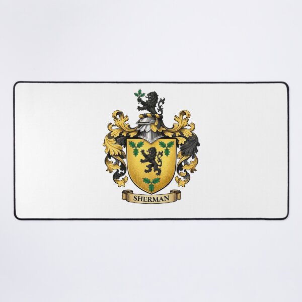 Item preview, The Sherman Family Coat of Arms designed and sold by BagTown Clans.