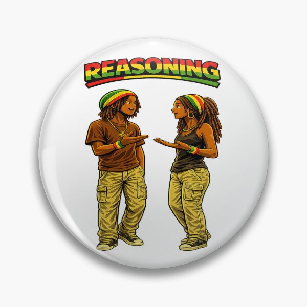 Item preview, Reasoning – Conscious Conversation Rastafarian Illustration designed and sold by Inspirational Jamaican.