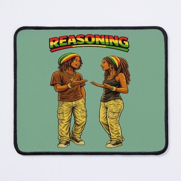 Item preview, Reasoning – Conscious Conversation Rastafarian Illustration designed and sold by Inspirational Jamaican.