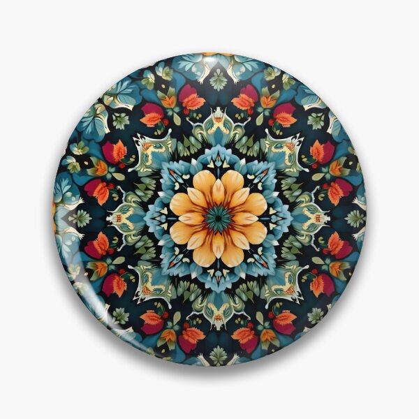 Item preview, Boho Floral Pattern Kaleidoscope designed and sold by pASob-dESIGN.