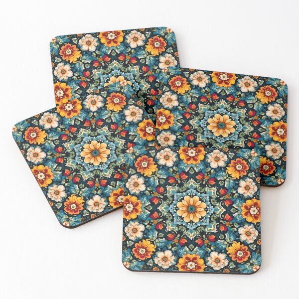 Item preview, Boho Floral Pattern Kaleidoscope designed and sold by pASob-dESIGN.