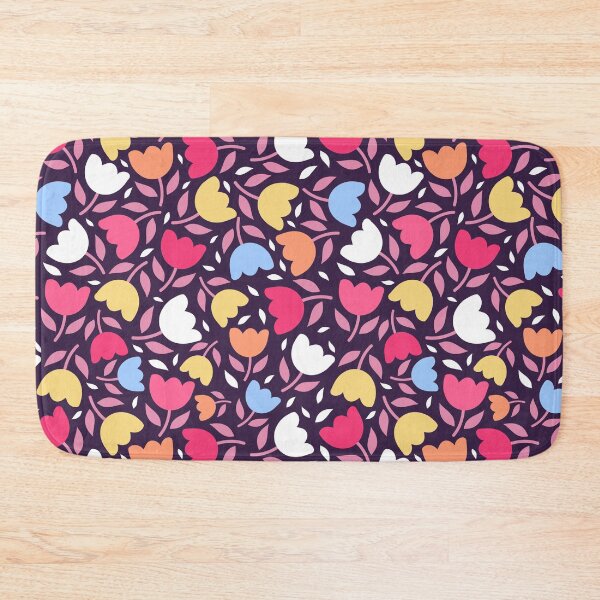 Item preview, Bold retro scandi tulip florals mid century designed and sold by Nicola-Rowe.