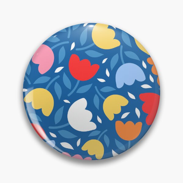 Item preview, Bold retro scandi tulip florals mid century designed and sold by Nicola-Rowe.
