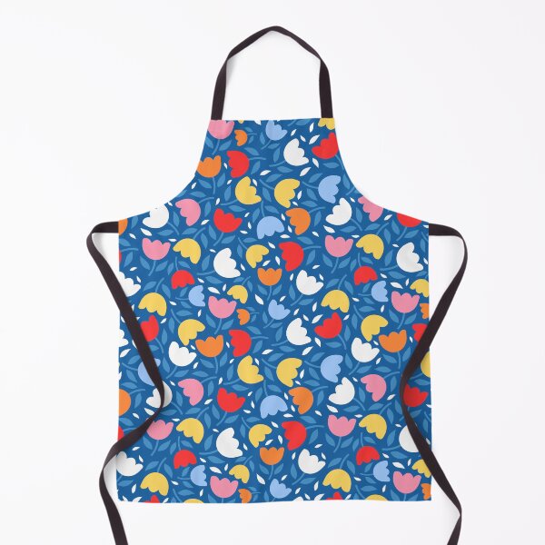 Item preview, Bold retro scandi tulip florals mid century designed and sold by Nicola-Rowe.