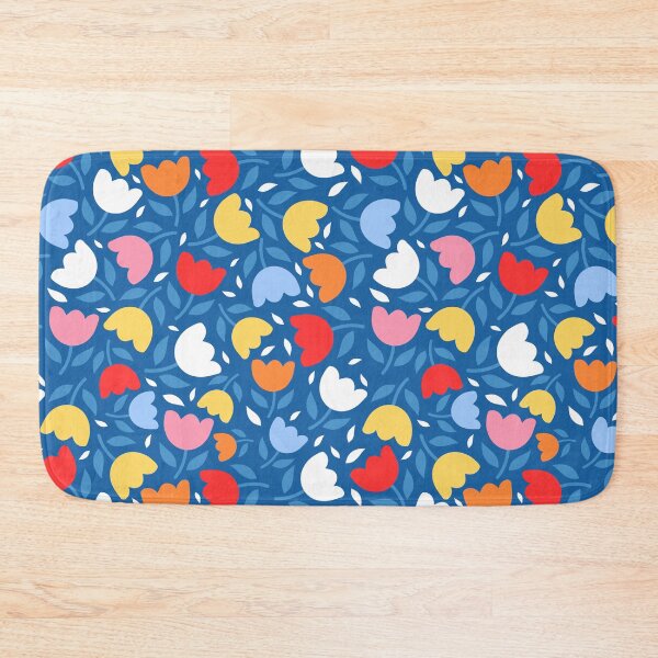 Item preview, Bold retro scandi tulip florals mid century designed and sold by Nicola-Rowe.