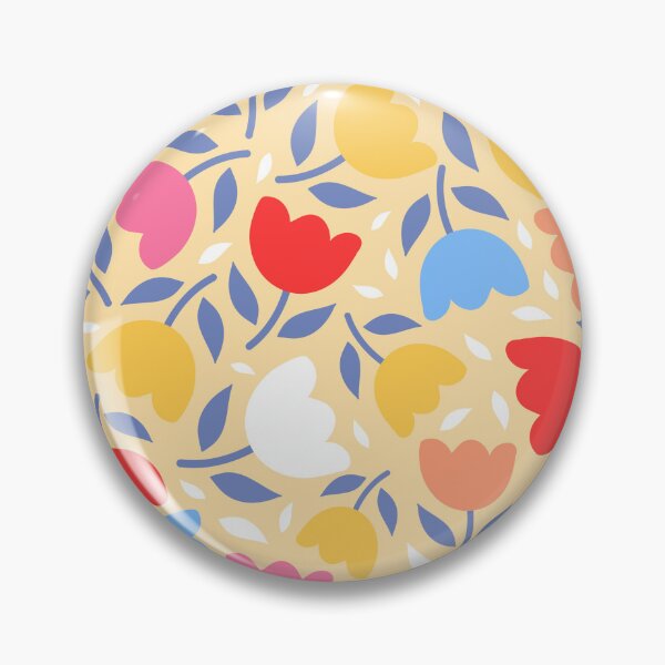 Item preview, Bold retro scandi tulip florals mid century designed and sold by Nicola-Rowe.