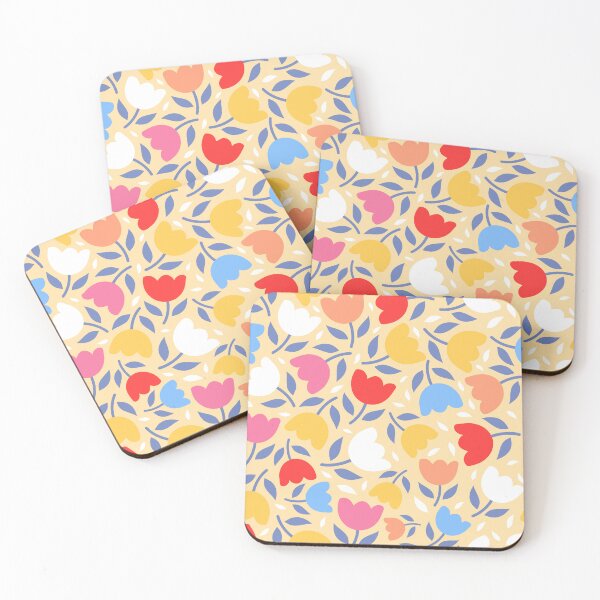 Item preview, Bold retro scandi tulip florals mid century designed and sold by Nicola-Rowe.