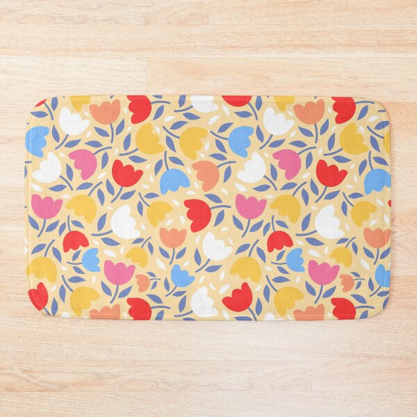 Item preview, Bold retro scandi tulip florals mid century designed and sold by Nicola-Rowe.