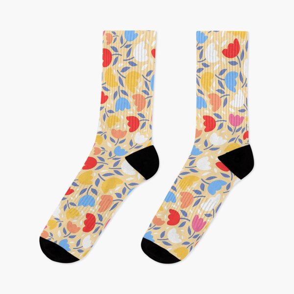 Item preview, Bold retro scandi tulip florals mid century designed and sold by Nicola-Rowe.