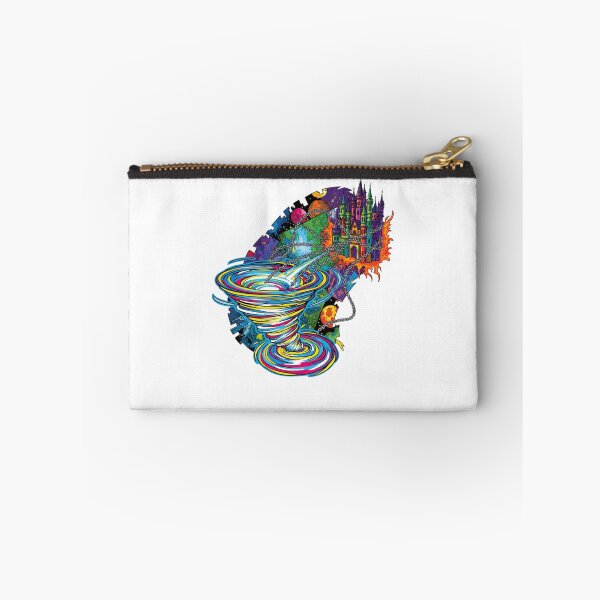 Item preview, Chained Castle Portal – Psychedelic Cosmic Vortex Fantasy Art designed and sold by Dzblack.