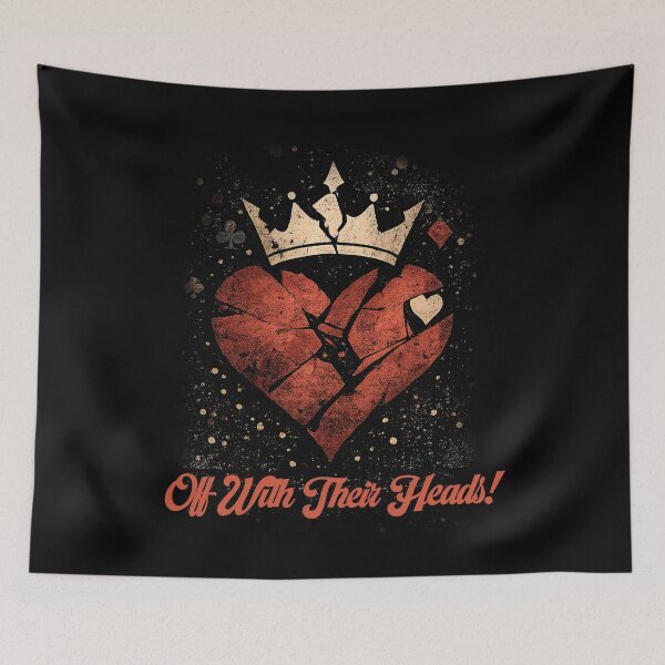 Item preview, Queen of Hearts Off With Heads designed and sold by Retr0Tshirts.