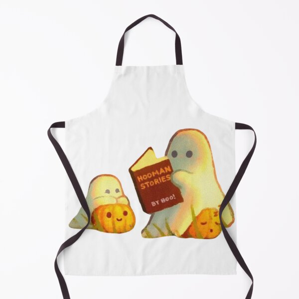 Item preview, Cute Ghosts Reading Hooman Stories Funny Halloween Book Illustration designed and sold by ahabboud.