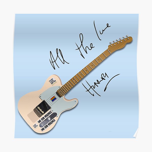 Harry's guitar Poster