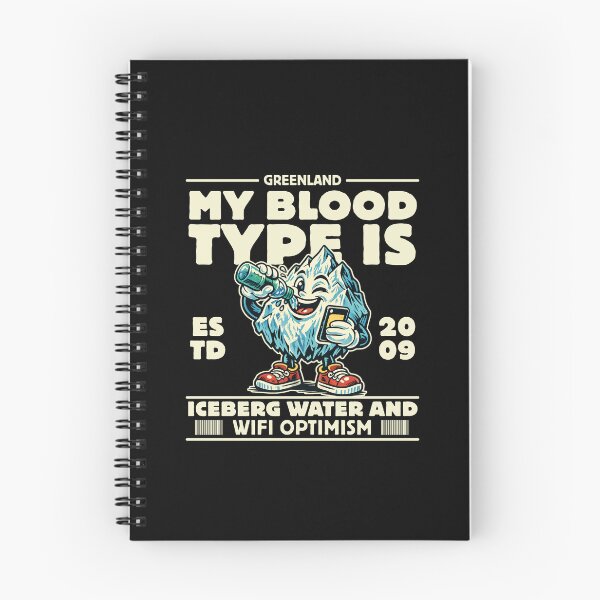 Item preview, My blood type is iceberg water designed and sold by Peerless-Prime.