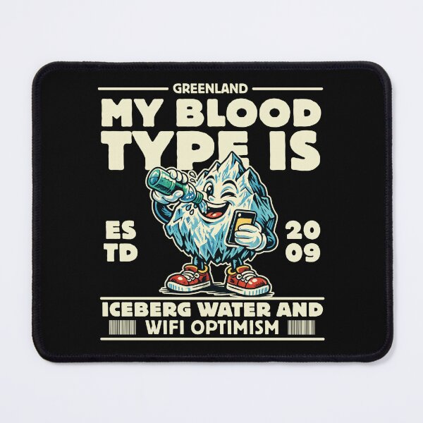 Item preview, My blood type is iceberg water designed and sold by Peerless-Prime.