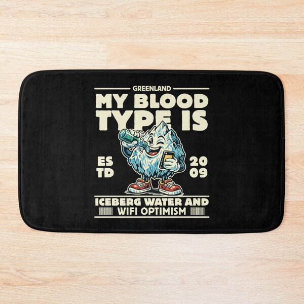 Item preview, My blood type is iceberg water designed and sold by Peerless-Prime.
