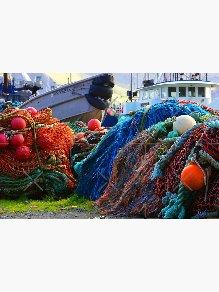 Fish Nets, Dutch Harbor, Unalaska, Aleutian Chain, Alaska, Commercial  Fishing | Metal Print