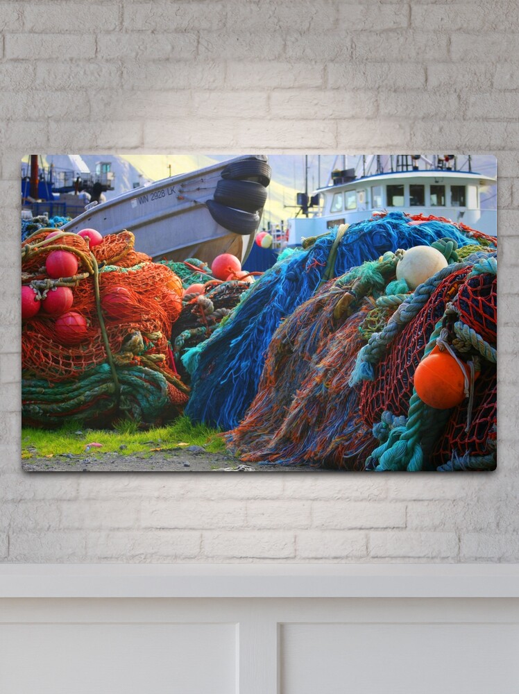 Fish Nets, Dutch Harbor, Unalaska, Aleutian Chain, Alaska, Commercial  Fishing | Metal Print