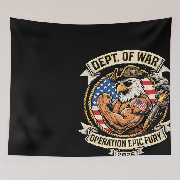 Item preview, Operation Epic Fury designed and sold by Military Insignia Products.