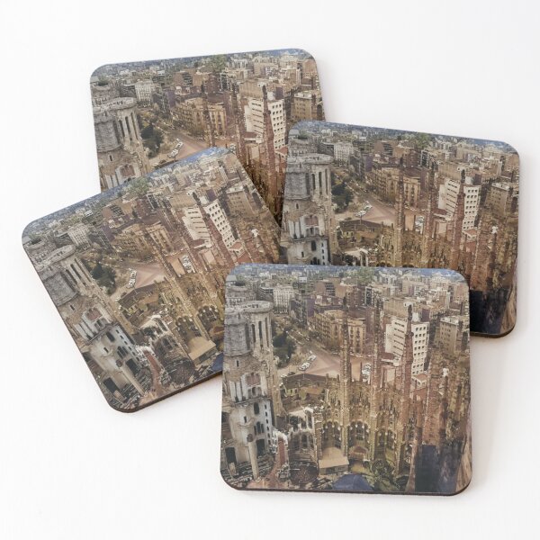 Item preview, Colorized Sagrada Familia Barcelona Spain designed and sold by JerryFrank.
