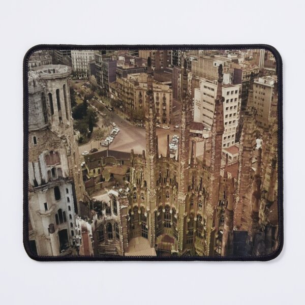 Item preview, Colorized Sagrada Familia Barcelona Spain designed and sold by JerryFrank.