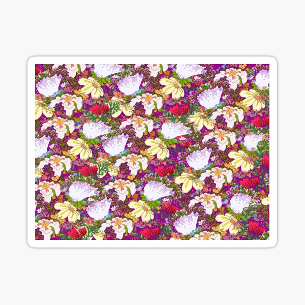Item preview, Flowers gone WILD! All kinds PURPLE! designed and sold by Lisa Rotenberg.