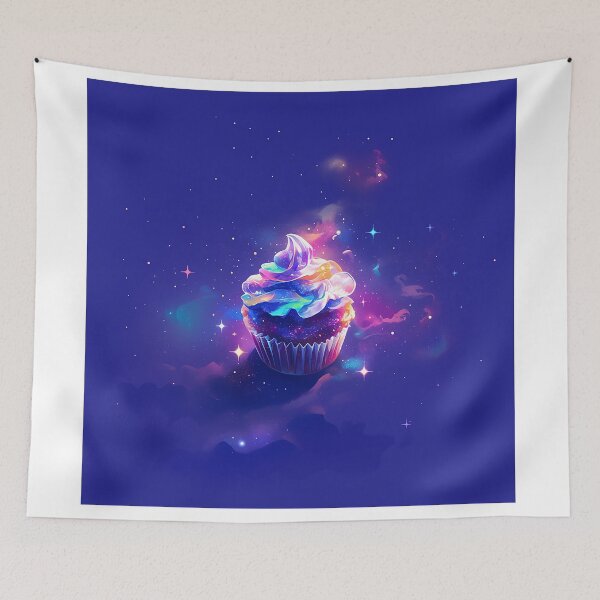Item preview, Cosmic Galaxy Frosting Cupcake Dream designed and sold by Christian Weiss.