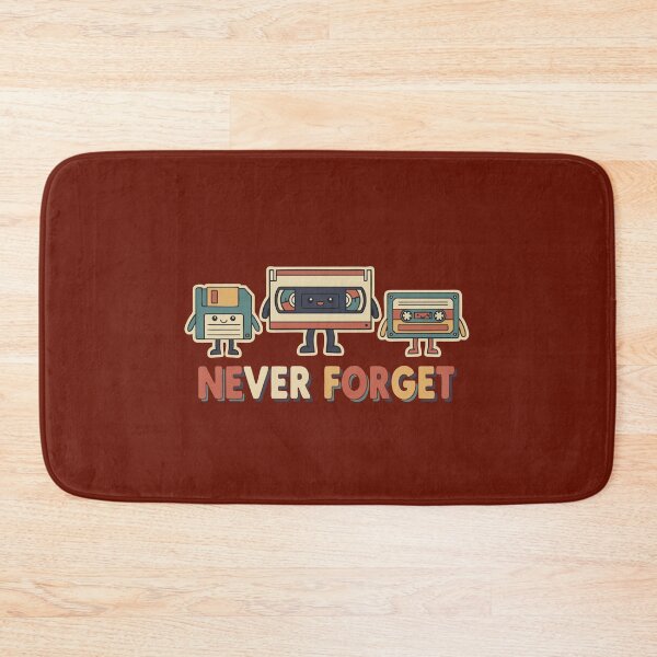 Item preview, Never Forget Retro Cassette Tape VHS Floppy Disk 90s 80s Vintage designed and sold by alenaz.