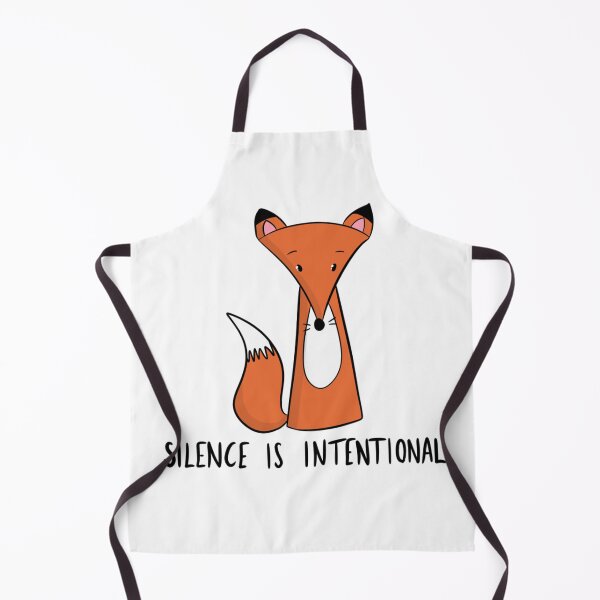 Aperçu de l'œuvre Le silence est intentionnel. Renard introverti. créée et vendue par DesignFreakArt.