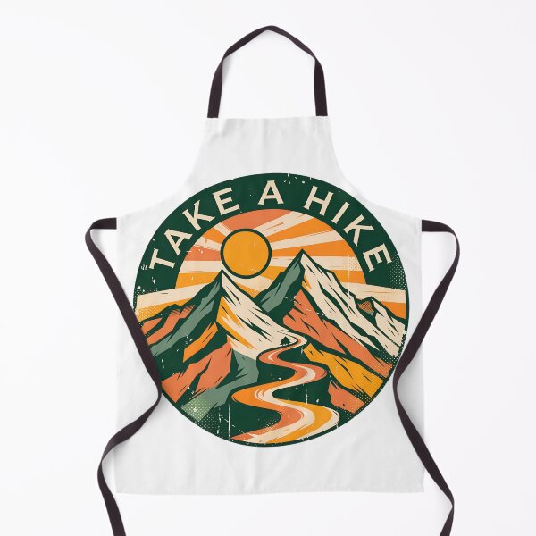 Item preview, Take A Hike Retro Hiking Badge designed and sold by Bionson Art.