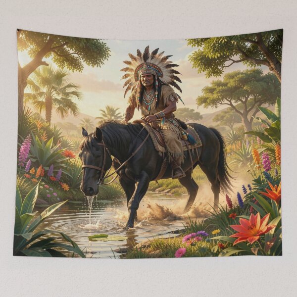 Item preview, Spirit and Cosmic Rider – Between Earthlight and Universe Dreams designed and sold by FotoworldEdel.