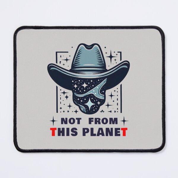 Item preview, Not From This Planet – Cosmic Cowboy  designed and sold by Art-Arcade6.