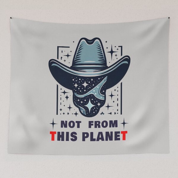 Item preview, Not From This Planet – Cosmic Cowboy  designed and sold by Art-Arcade6.