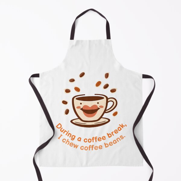 Item preview, During a Coffee Break I Chew Coffee Beans – Funny Coffee Lover Shirt designed and sold by GigaFactory.