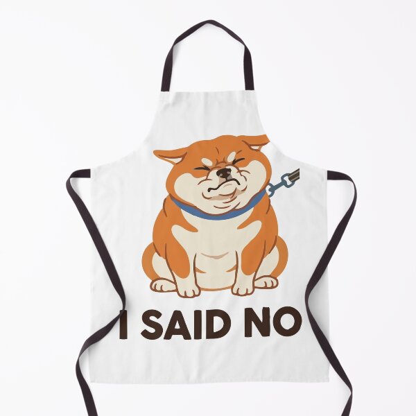 Item preview, I Said No Stubborn Shiba Inu Dog Meme designed and sold by Petzzz.