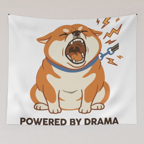 Item preview, Shiba Scream Professional Drama Queen Shiba Inu designed and sold by Petzzz.