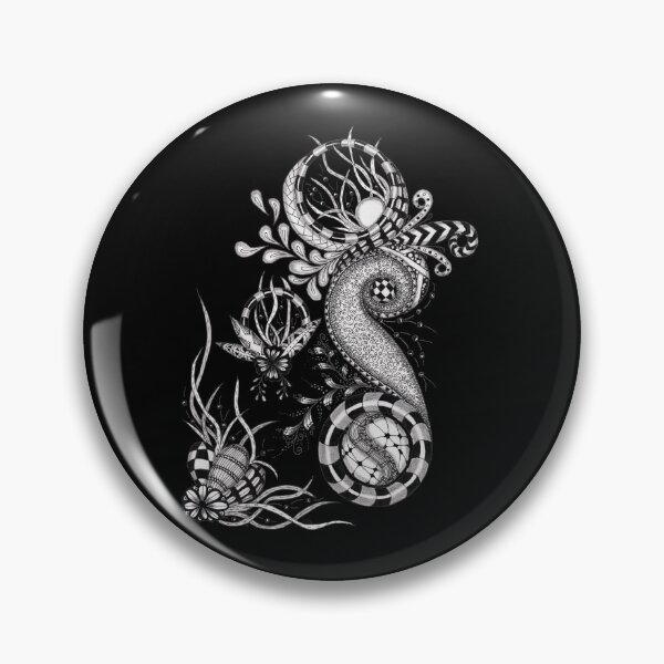 Item preview, Floral Tangle Drawing designed and sold by HA-Design-Kunst.