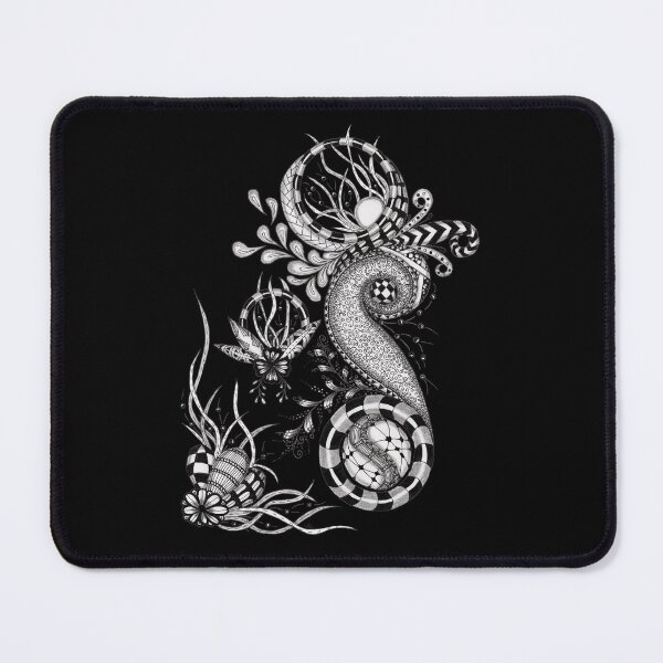 Item preview, Floral Tangle Drawing designed and sold by HA-Design-Kunst.