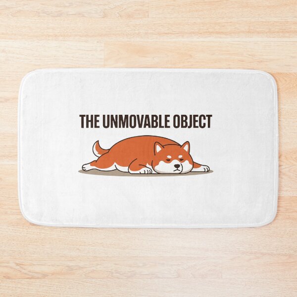 Item preview, The Unmovable Object Stubborn Shiba Inu Protest designed and sold by Petzzz.
