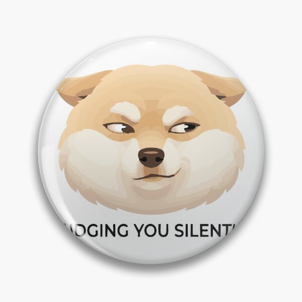 Item preview, Judging You Silently Funny Shiba Inu designed and sold by Petzzz.