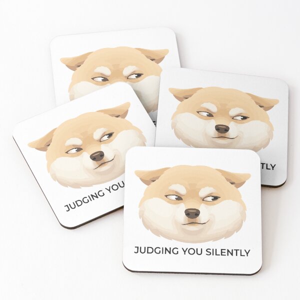 Item preview, Judging You Silently Funny Shiba Inu designed and sold by Petzzz.