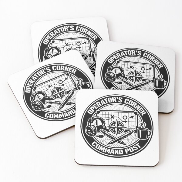Item preview, Operator's Corner Command Post Tactical Badge designed and sold by GeoWhimsy Studio.