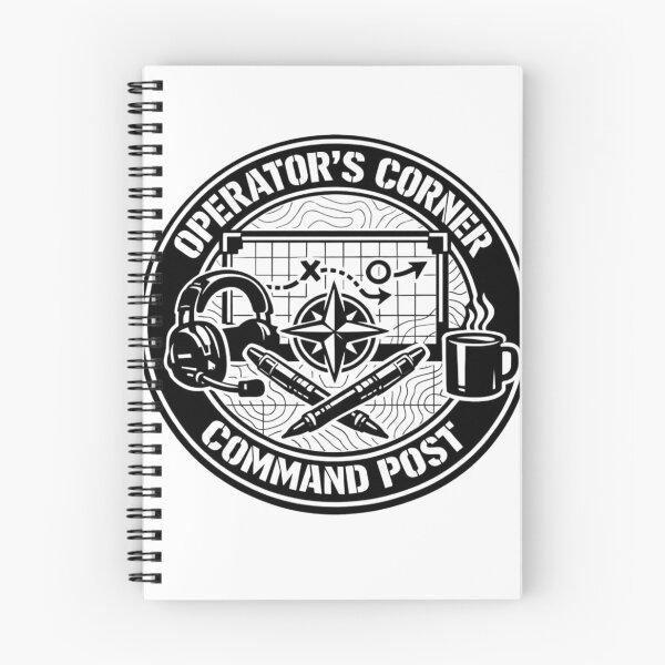 Item preview, Operator's Corner Command Post Tactical Badge designed and sold by GeoWhimsy Studio.