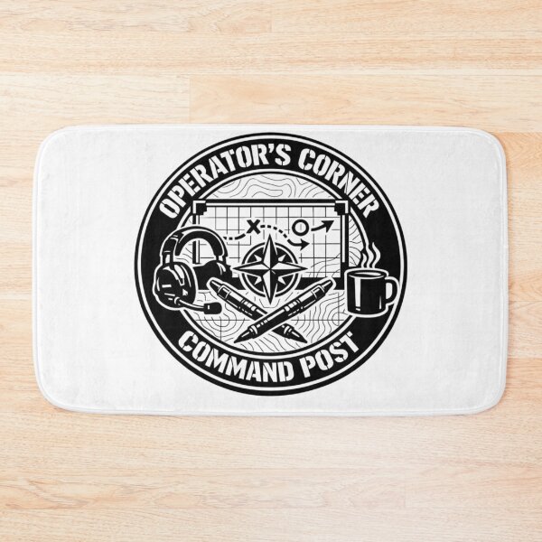 Item preview, Operator's Corner Command Post Tactical Badge designed and sold by GeoWhimsy Studio.