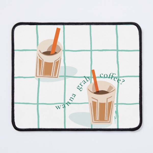 Item preview, Iced Coffee Pattern – Cute Minimal Brunch Aesthetic Design designed and sold by noinudee.