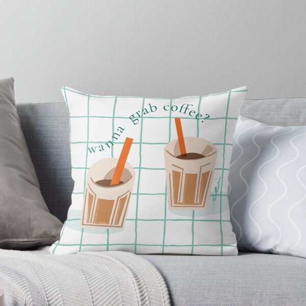 Item preview, Iced Coffee Pattern – Cute Minimal Brunch Aesthetic Design designed and sold by noinudee.
